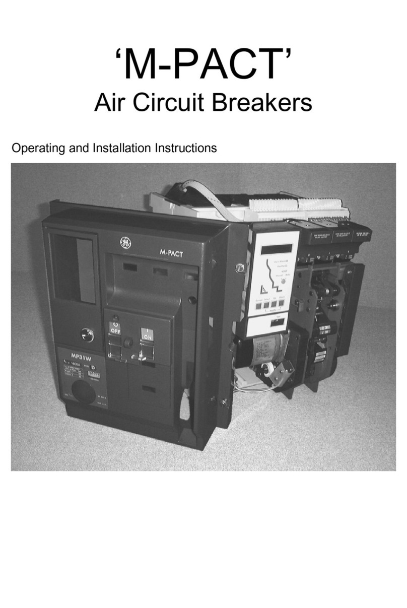 GE M-PACT Operating and installation instructions