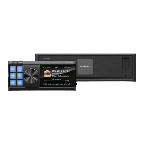 Alpine HDS-990 User manual