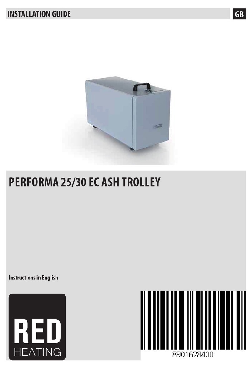 Red Heating PERFORMA 25 EC installation guide