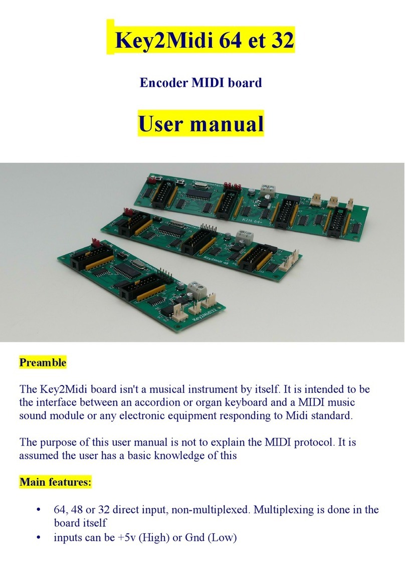Orgautomatech Key2Midi user manual