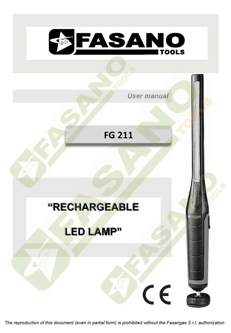 FASANO TOOLS FG 211 User manual
