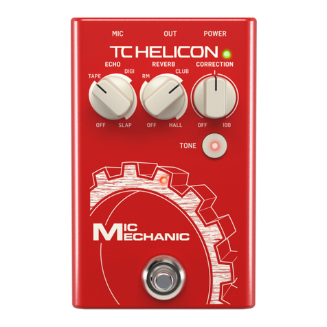 TC-Helicon MIC MECHANIC 2 User manual