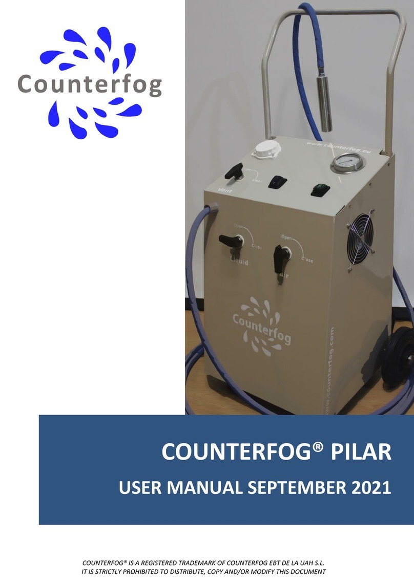 COUNTERFOG PILAR user manual