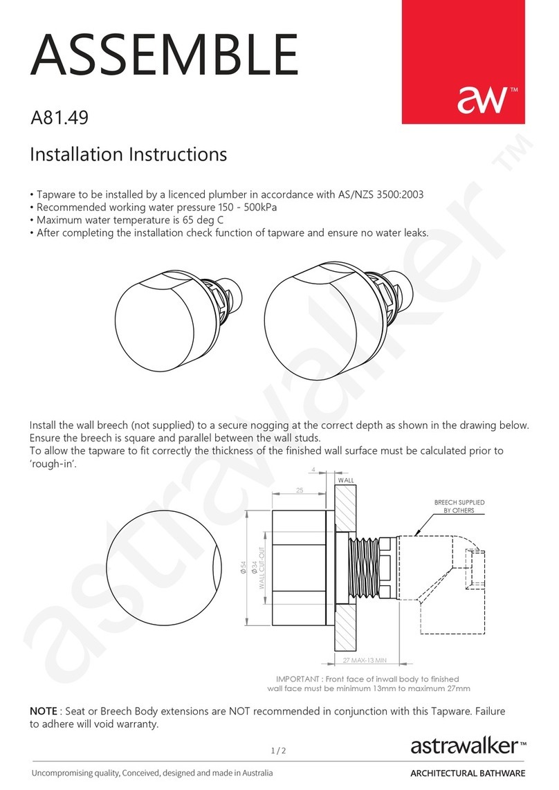 astrawalker A81.49 installation instructions