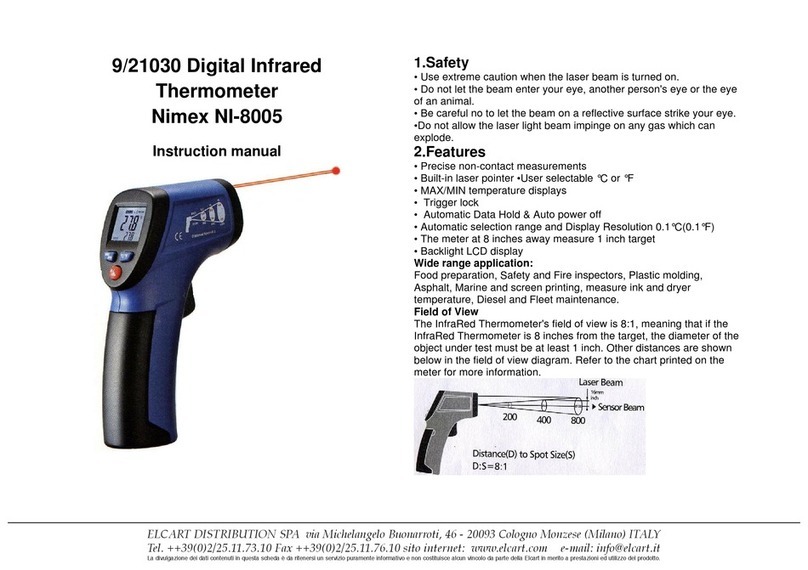 ELCART Nimex NI-8005 instruction manual