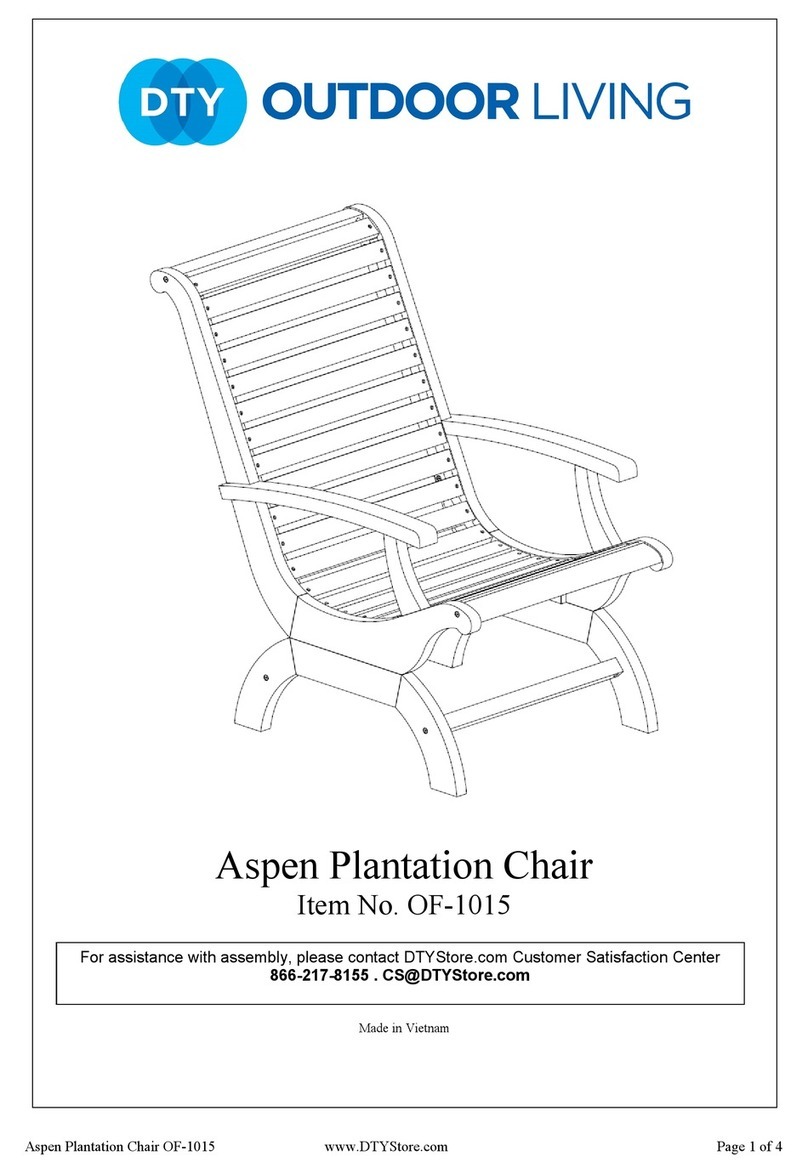 DTY OF-1015 Assembly instructions