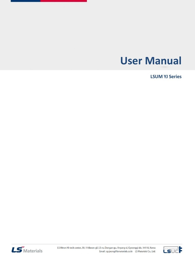 LS LSUM YJ Series user manual