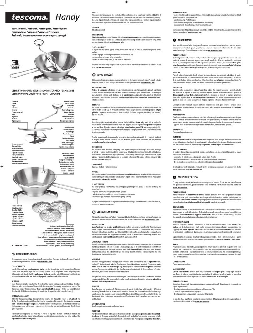 Tescoma Handy User manual