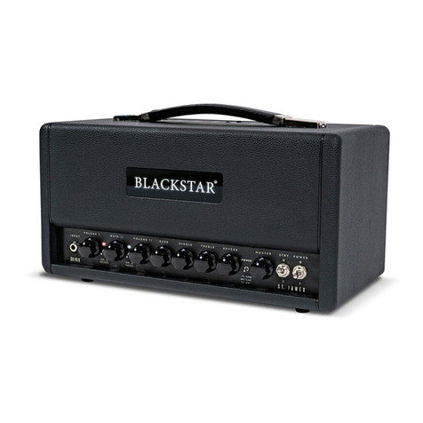 BLACK STAR St. James 50 EL34H Head owner's manual