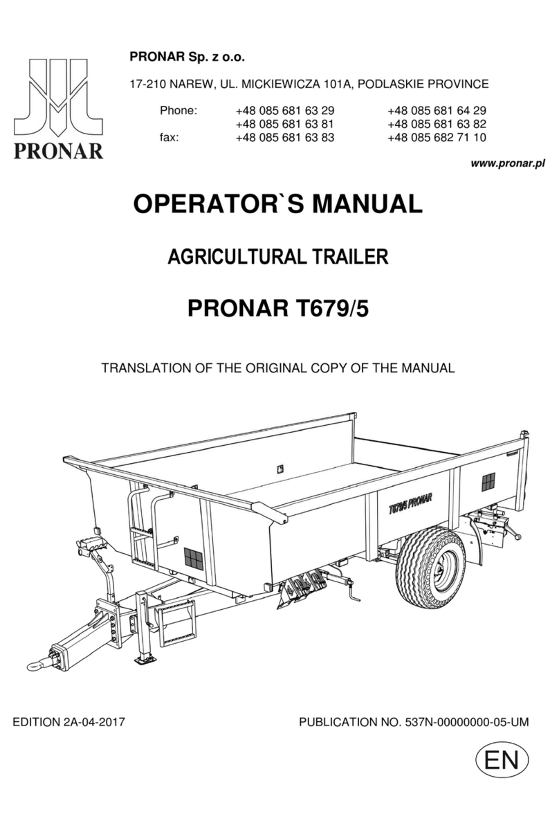 PRONAR T679/5 Operator's manual