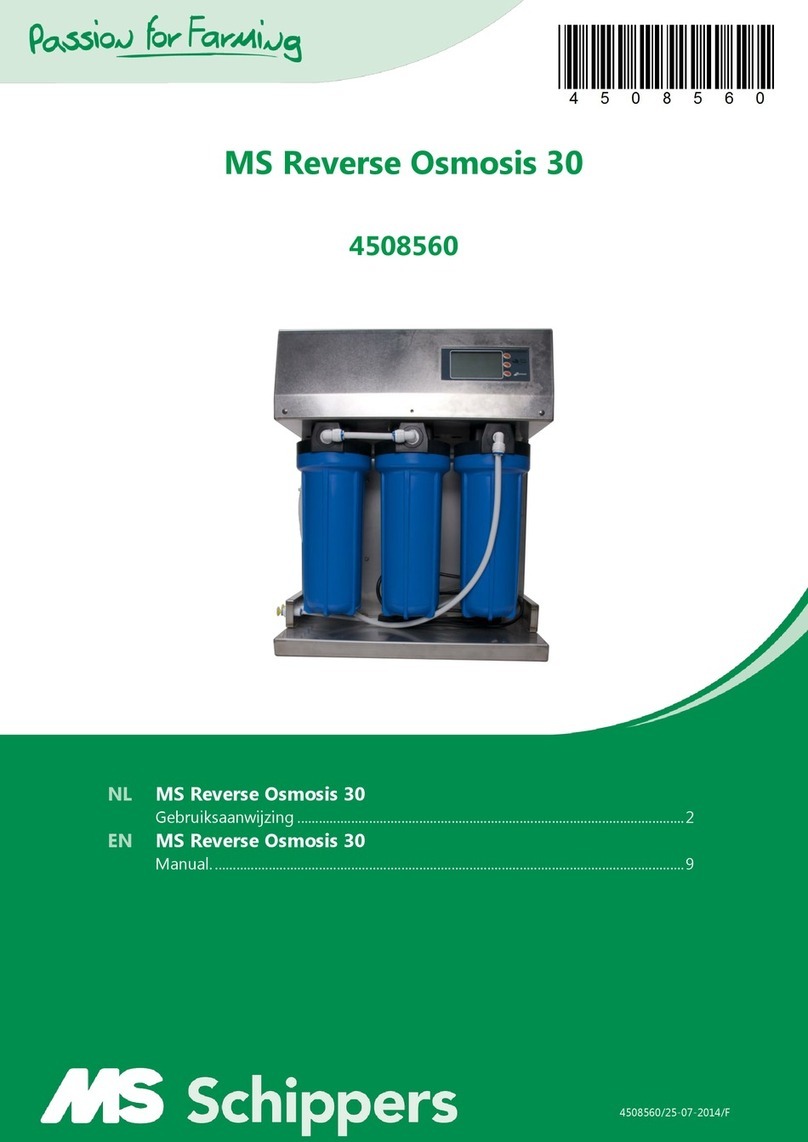 MS Schippers MS Reverse Osmosis 30 manual