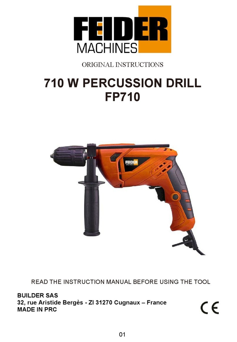Feider Machines FP710 Original instructions