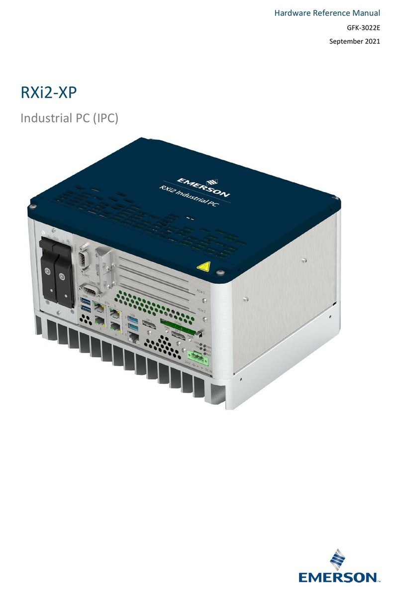 Emerson RXi2-XP Hardware reference manual Emerson RXi2-XP Hardware reference manual
