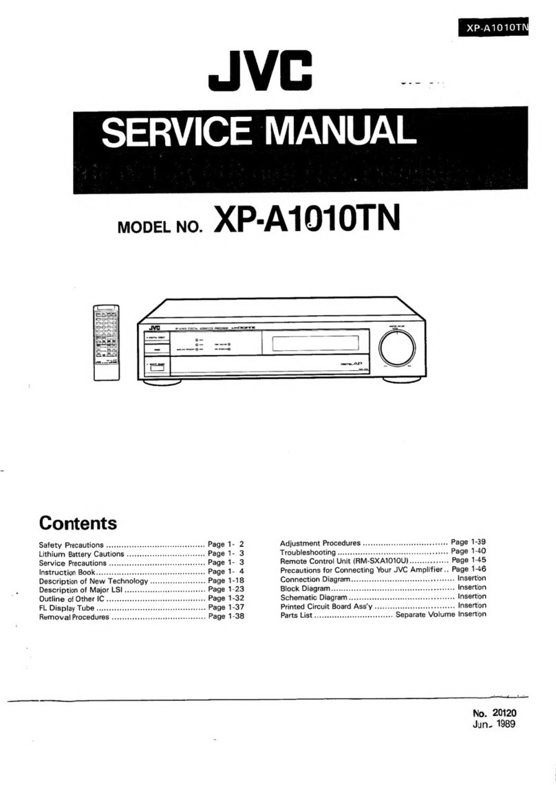 JVC XP-A1010TN Service manual