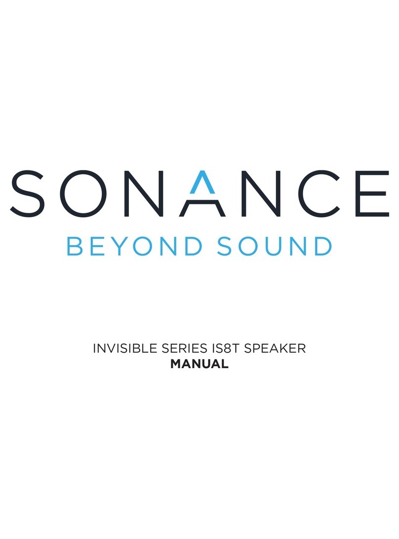 Sonance INVISIBLE IS8T Series User manual