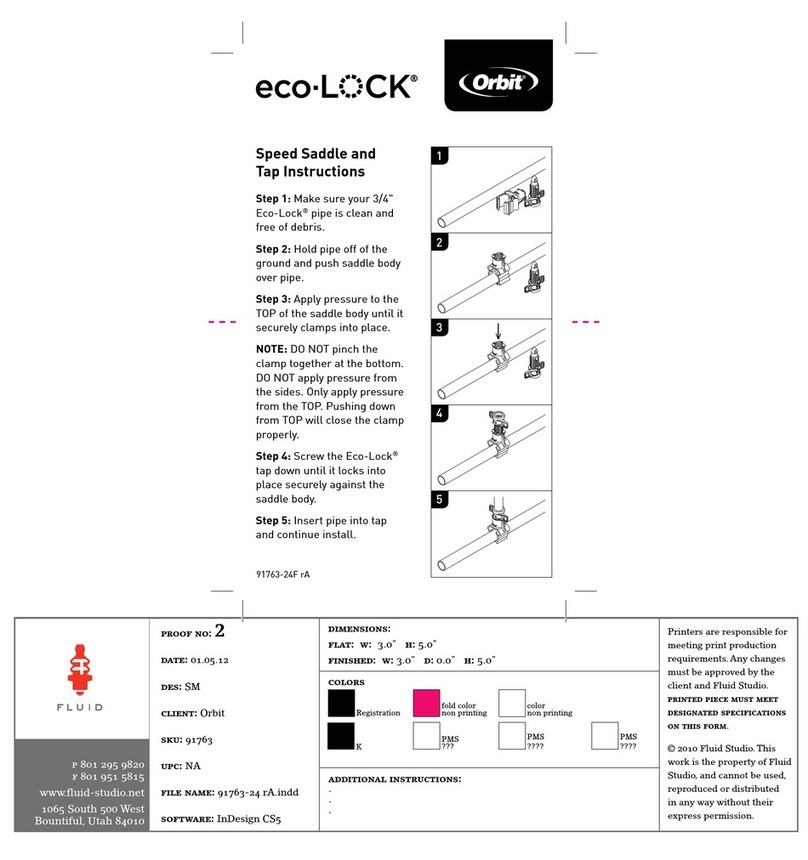 Orbit eco-LOCK instructions