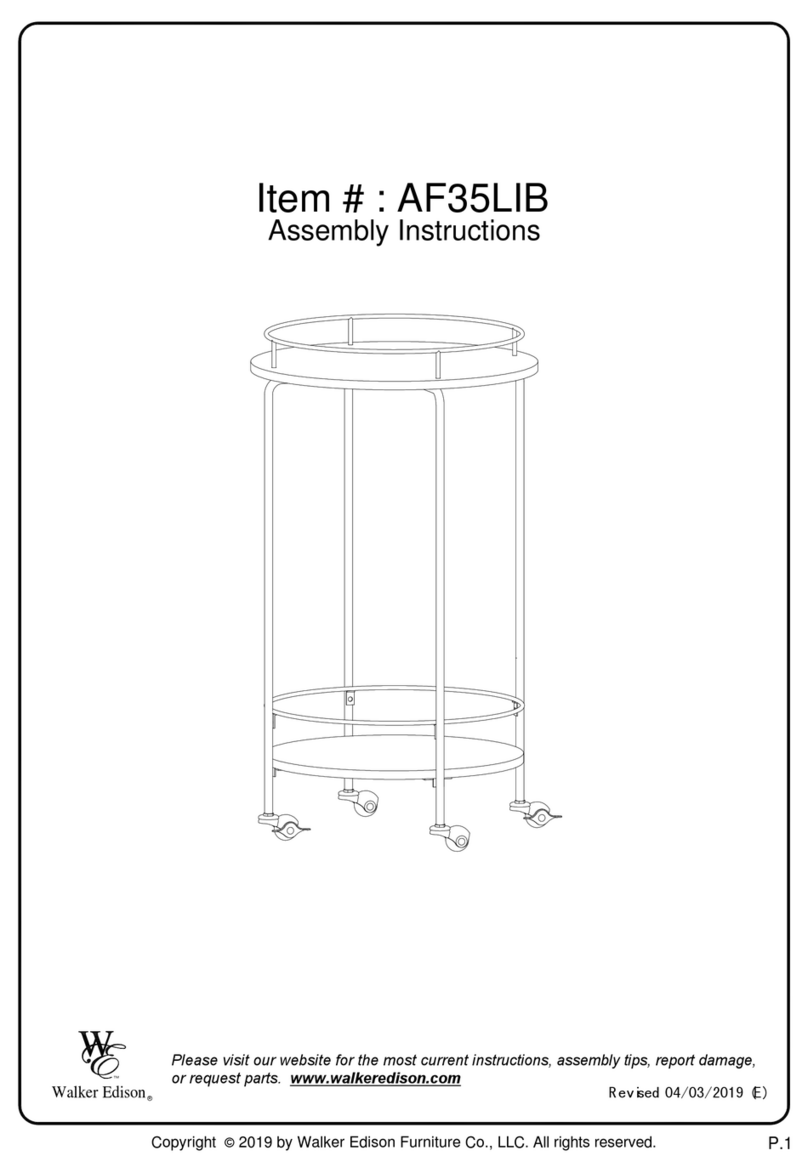 Walker Edison AF35LIB User manual Walker Edison AF35LIB User manual