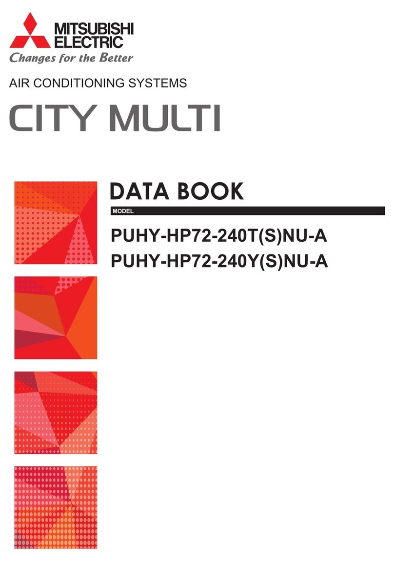 Mitsubishi Electric PUHY-HP72-240TNU-A Product guide