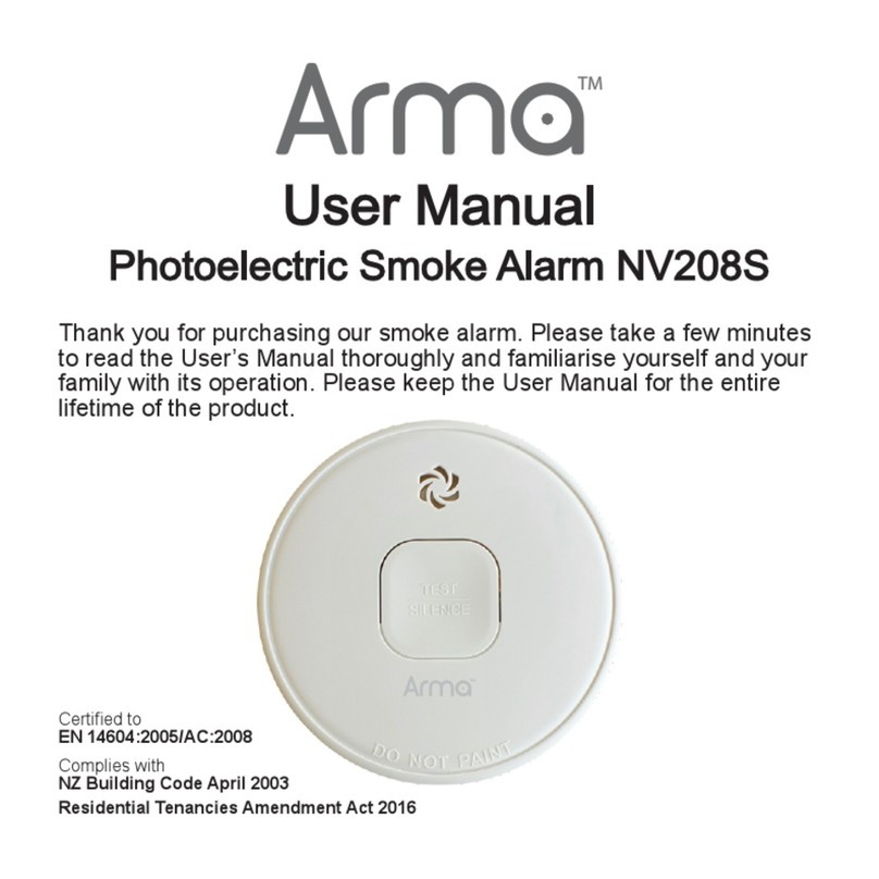 ARMA MV208S user manual