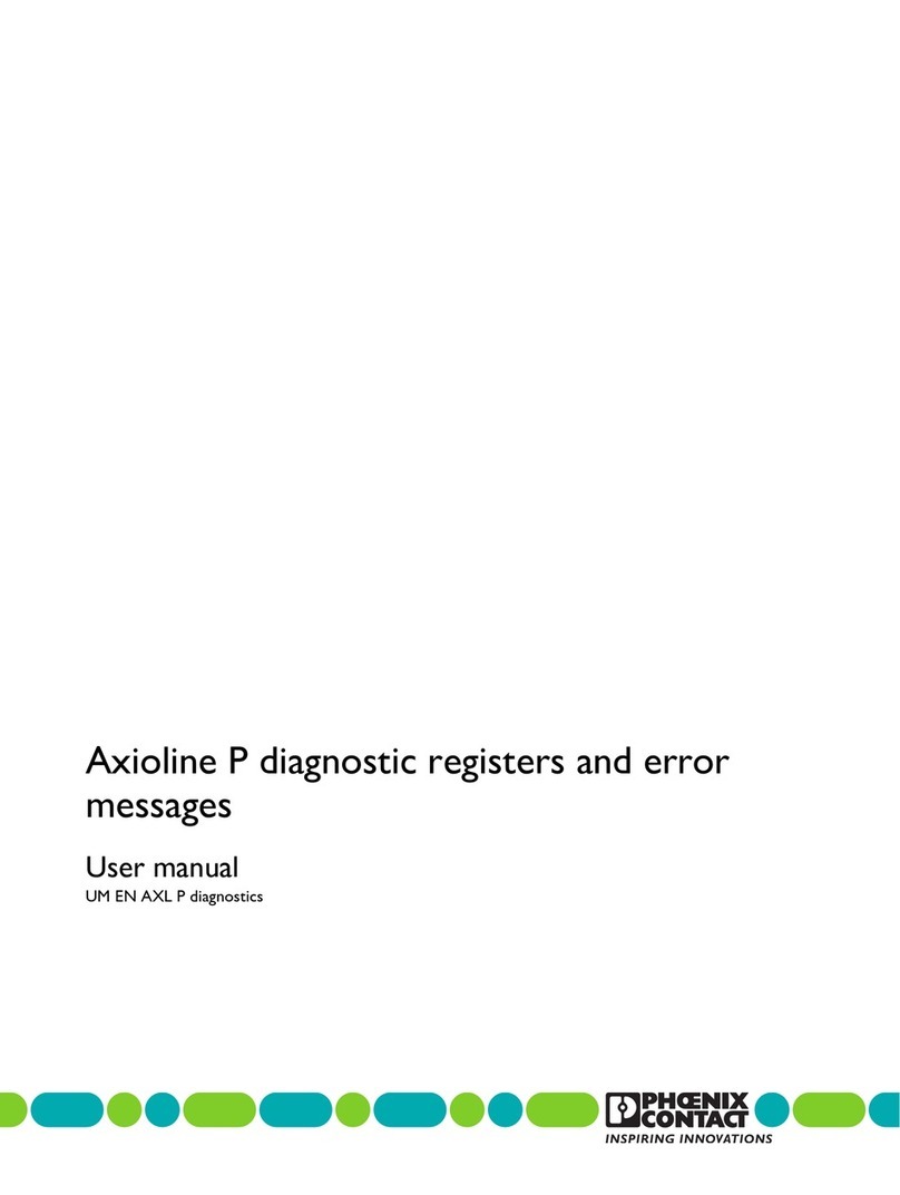 Phoenix Contact Axioline P User manual