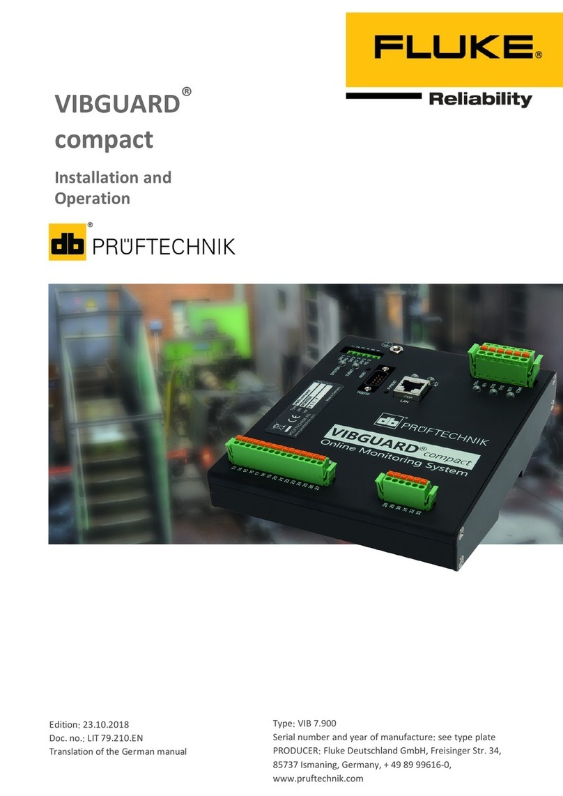 Fluke VIBGUARD compact User manual