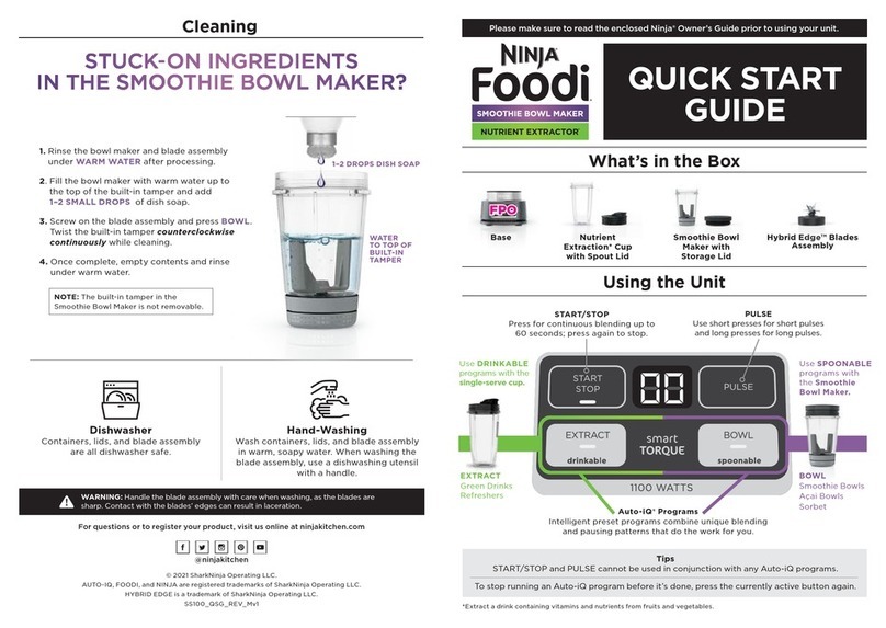 Ninja Foodi quick start guide