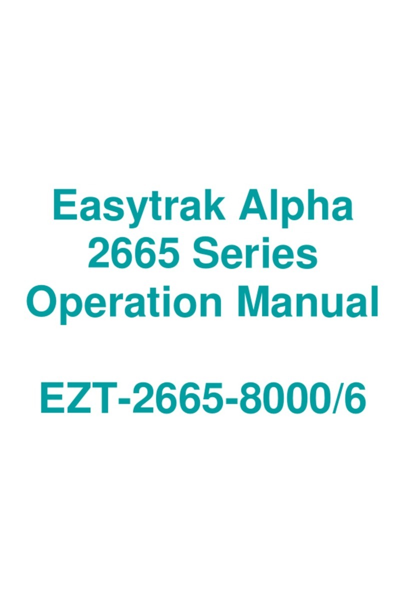 APPLIED ACOUSTICS Easytrak Alpha 2665 Series Operation manual