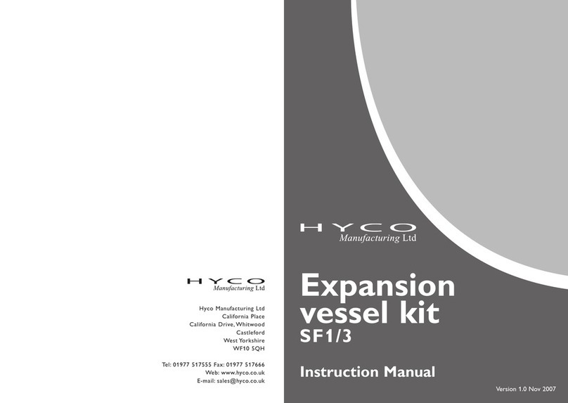 Hyco SF1/3 instruction manual
