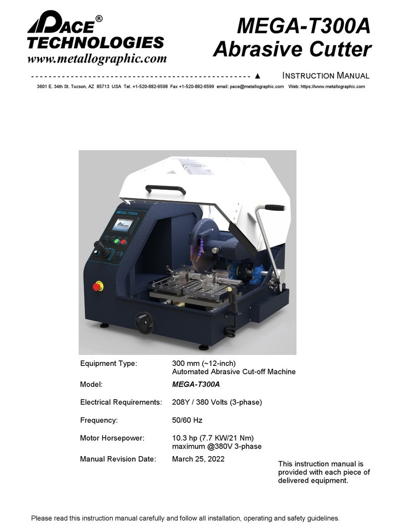 Pace Technologies MEGA-T300A User manual