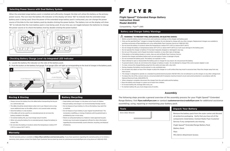 Flyer AC810 instruction sheet
