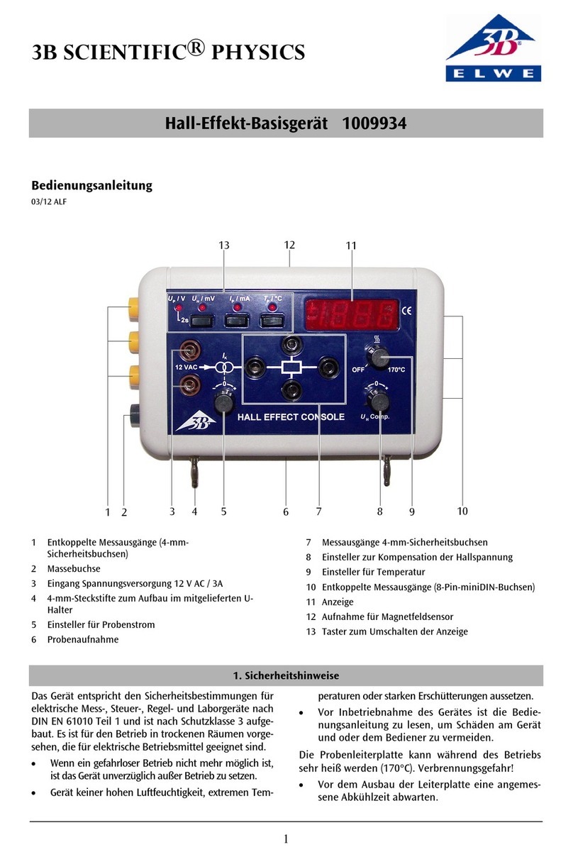 3B SCIENTIFIC 1009934 instruction manual