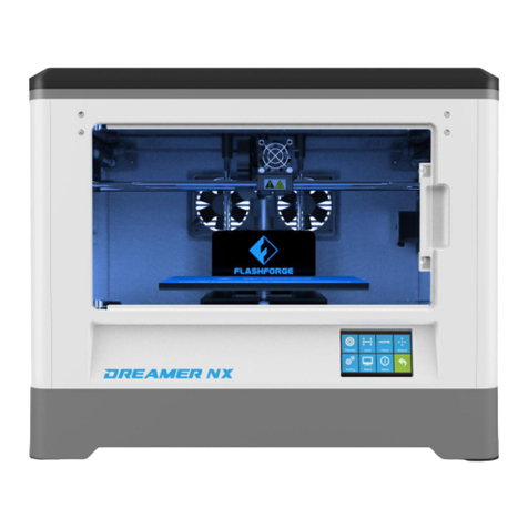 FLASHFORGE 3D PRINTER Dreamer NX User manual FLASHFORGE 3D PRINTER Dreamer NX User manual