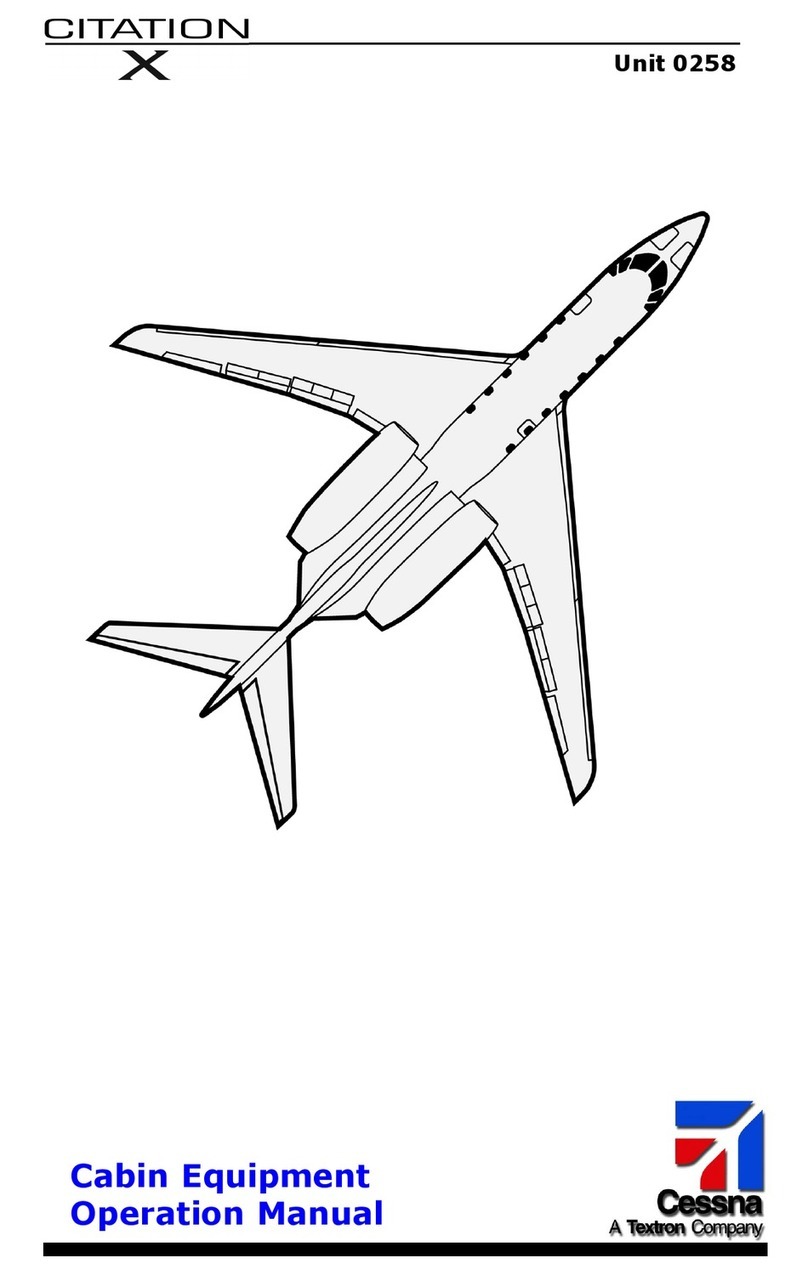 Textron Cessna Citation 0258 User manual