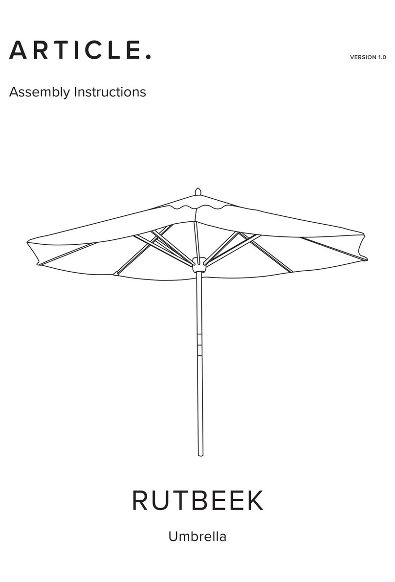Article RUTBEEK Assembly instructions