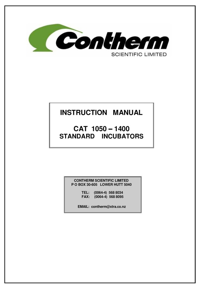 Contherm Cat 1050 User manual