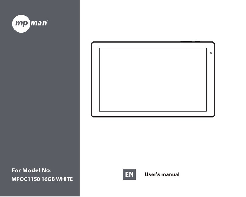 MP-Man MPQC1150 User manual MP-Man MPQC1150 User manual