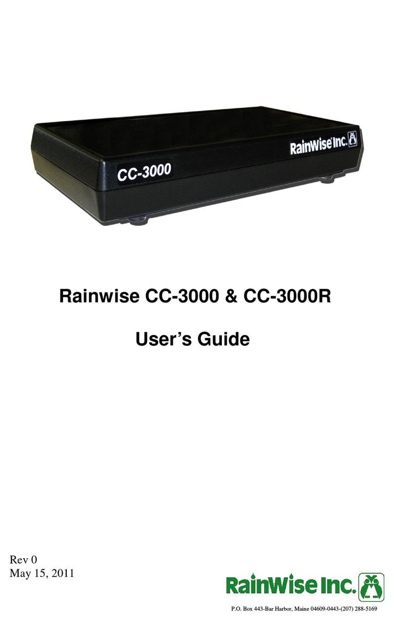 RainWise CC-3000 user guide