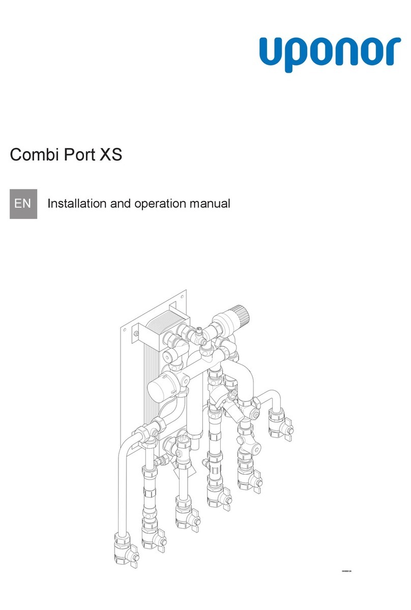 Uponor Combi Port XS Installation and operation manual