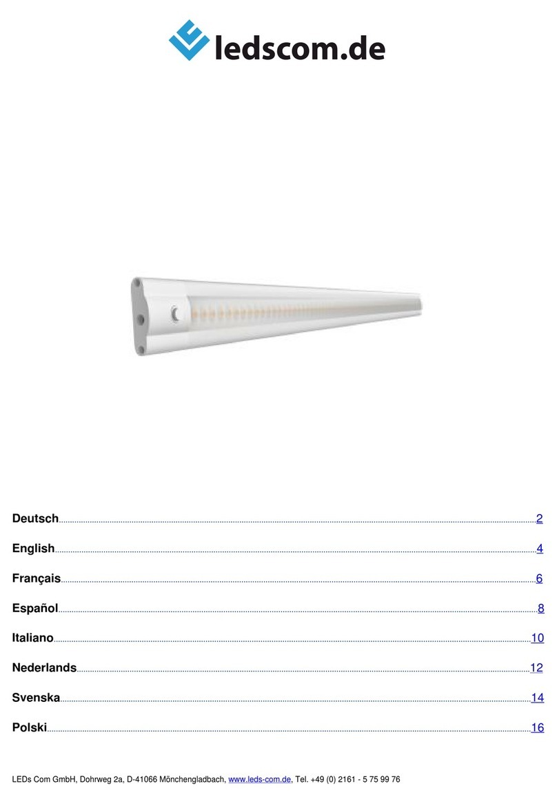 ledscom LC-L-183-W Assembly instructions