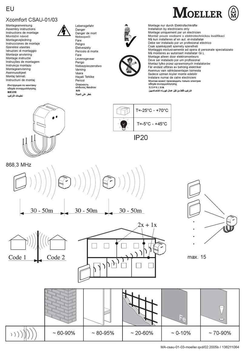 Moeller Xcomfort CSAU-01 User manual