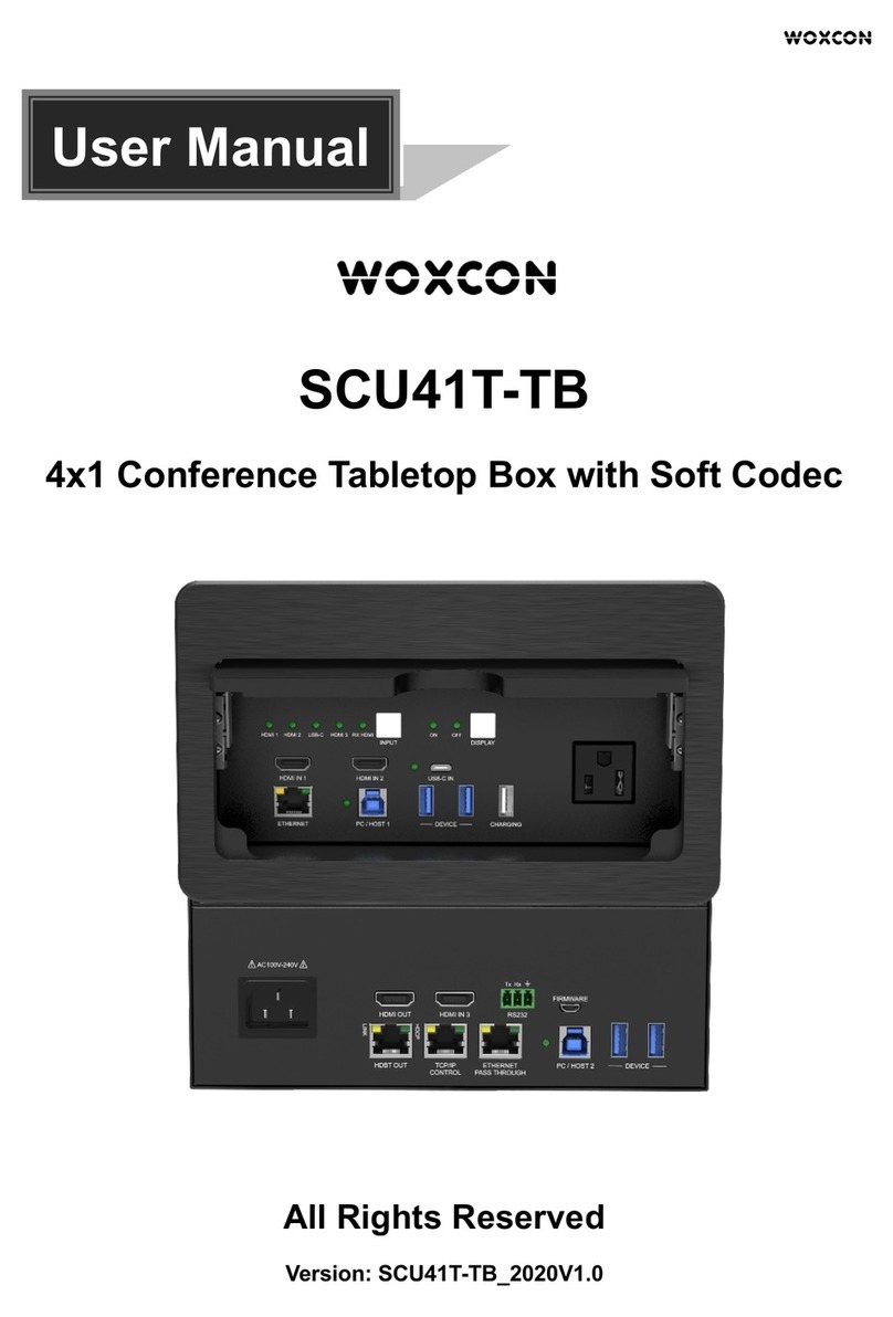 Woxcon SCU41T-TB user manual