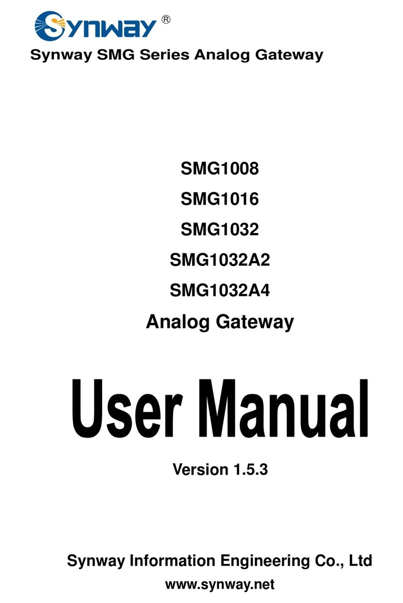 Sunway SMG Series user manual Sunway SMG Series user manual