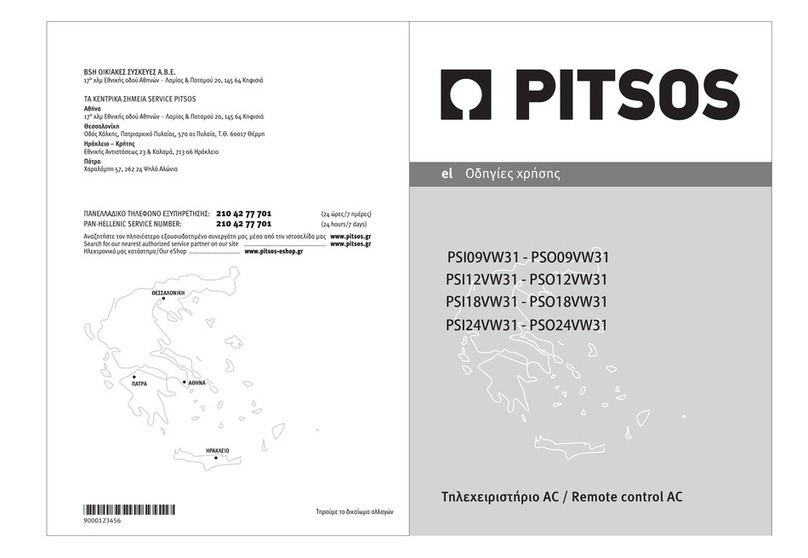PITSOS PSI09VW31 User manual