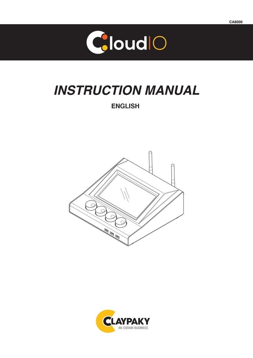 Osram Claypaky CloudIO User manual