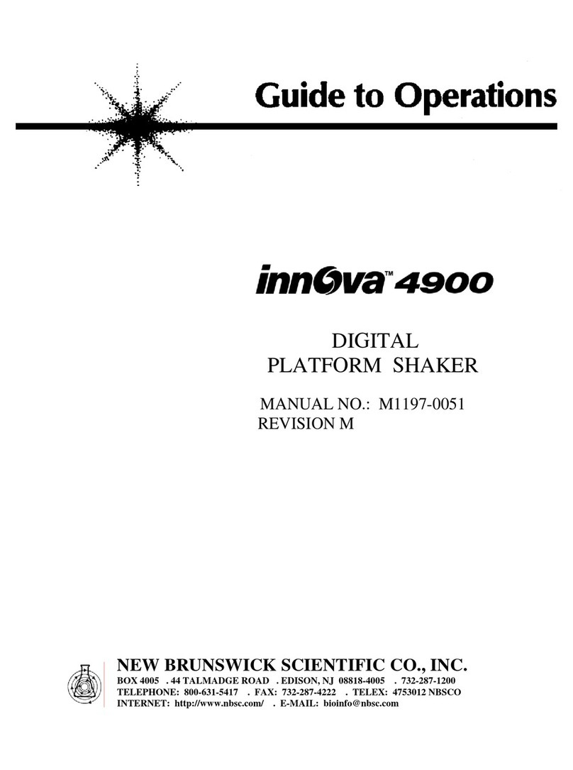 NEW BRUNSWICK SCIENTIFIC innova 4900 User manual NEW BRUNSWICK SCIENTIFIC innova 4900 User manual