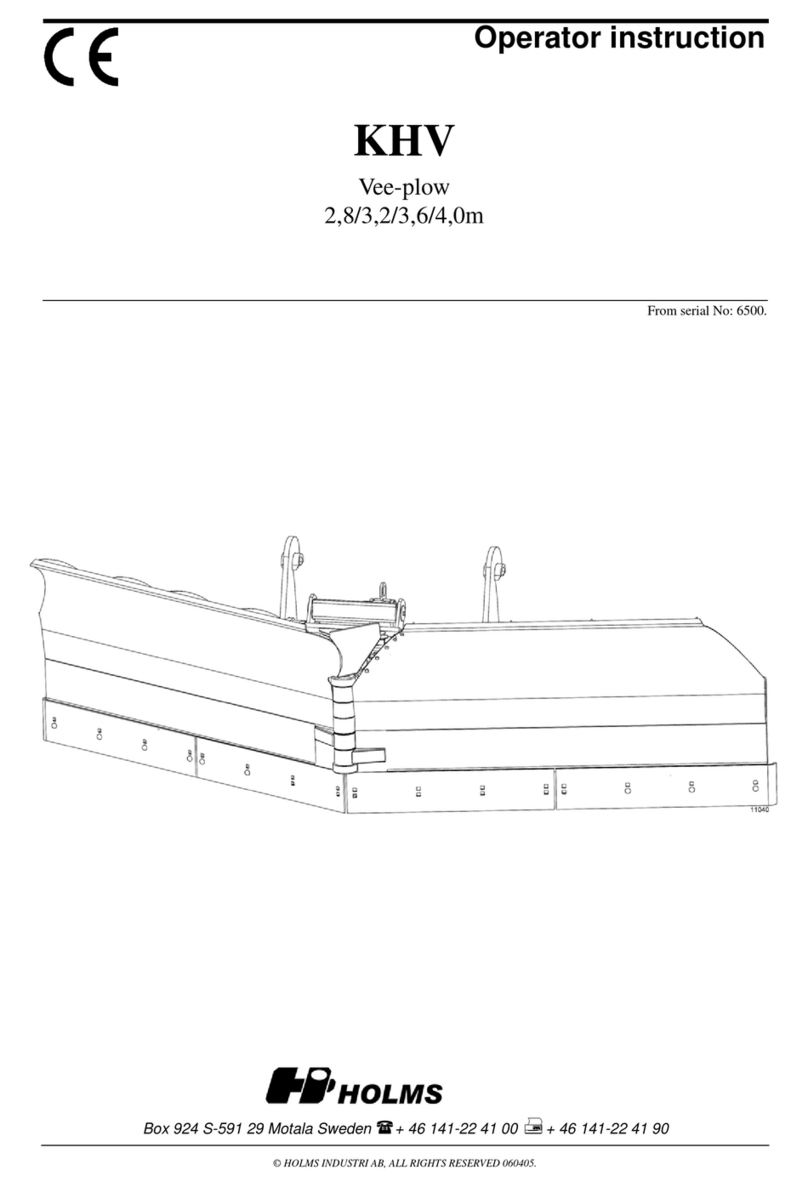HOLMS KHV 2,8 Operator instructions