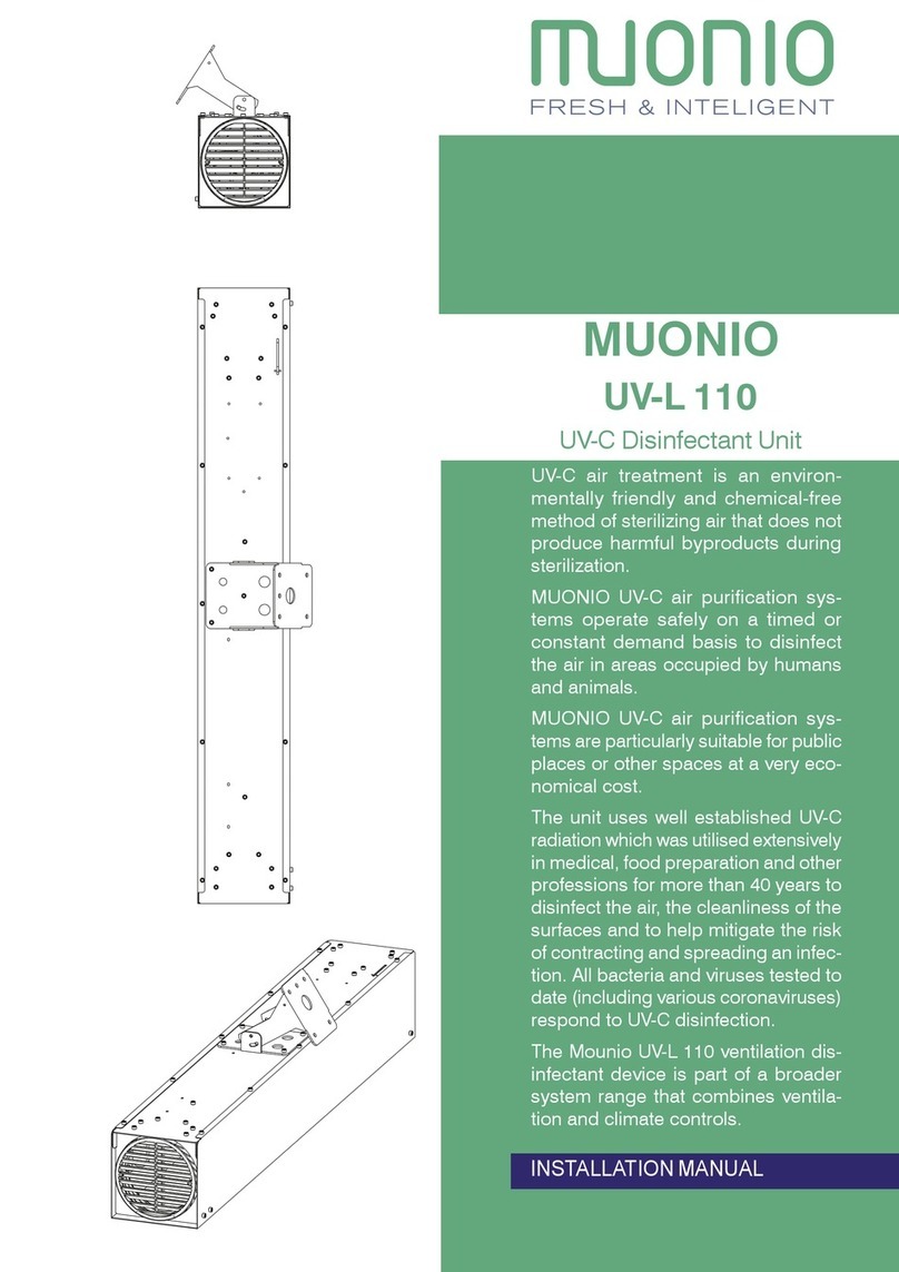 Muonio UV-L 110 User manual