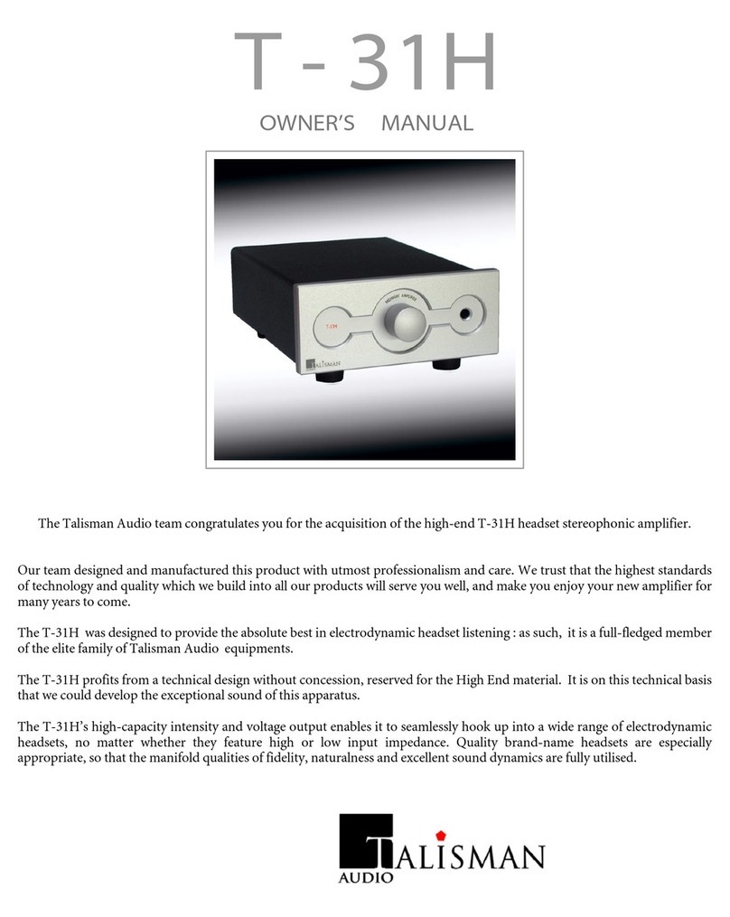 Talisman T-31H owner's manual