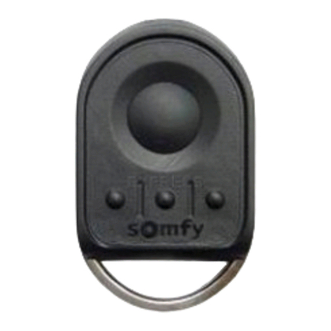 Remote Control SOMFY KEYGO T4 PRO Programming manual