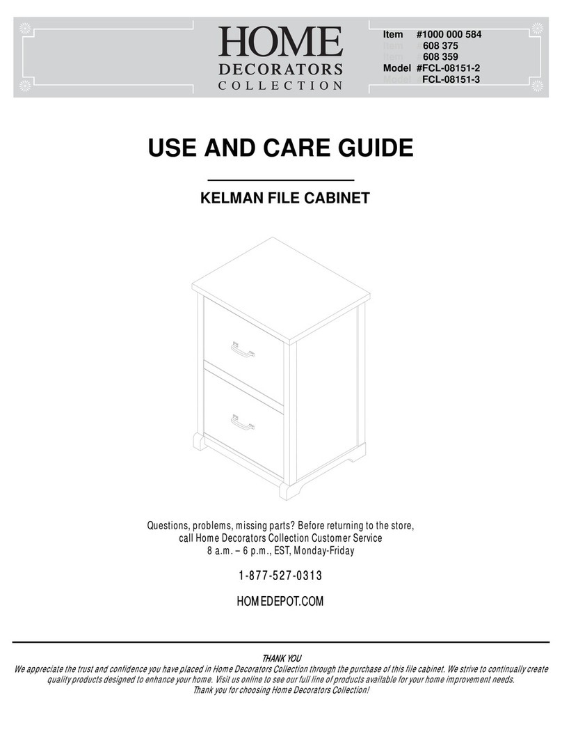 Home Decorators Collection KELMAN User manual Home Decorators Collection KELMAN User manual